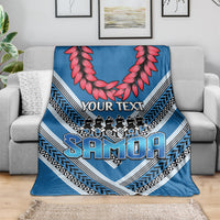 Custom Manuma Samoa Rugby Blanket Ula fala Samoan Siva Tau Tribal LT9 - Polynesian Pride