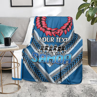 Custom Manuma Samoa Rugby Blanket Ula fala Samoan Siva Tau Tribal LT9 - Polynesian Pride