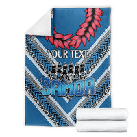 Custom Manuma Samoa Rugby Blanket Ula fala Samoan Siva Tau Tribal LT9 - Polynesian Pride
