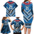 Custom Manuma Samoa Rugby Family Matching Long Sleeve Bodycon Dress and Hawaiian Shirt Ula fala Samoan Siva Tau Tribal