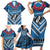 Custom Manuma Samoa Rugby Family Matching Short Sleeve Bodycon Dress and Hawaiian Shirt Ula fala Samoan Siva Tau Tribal