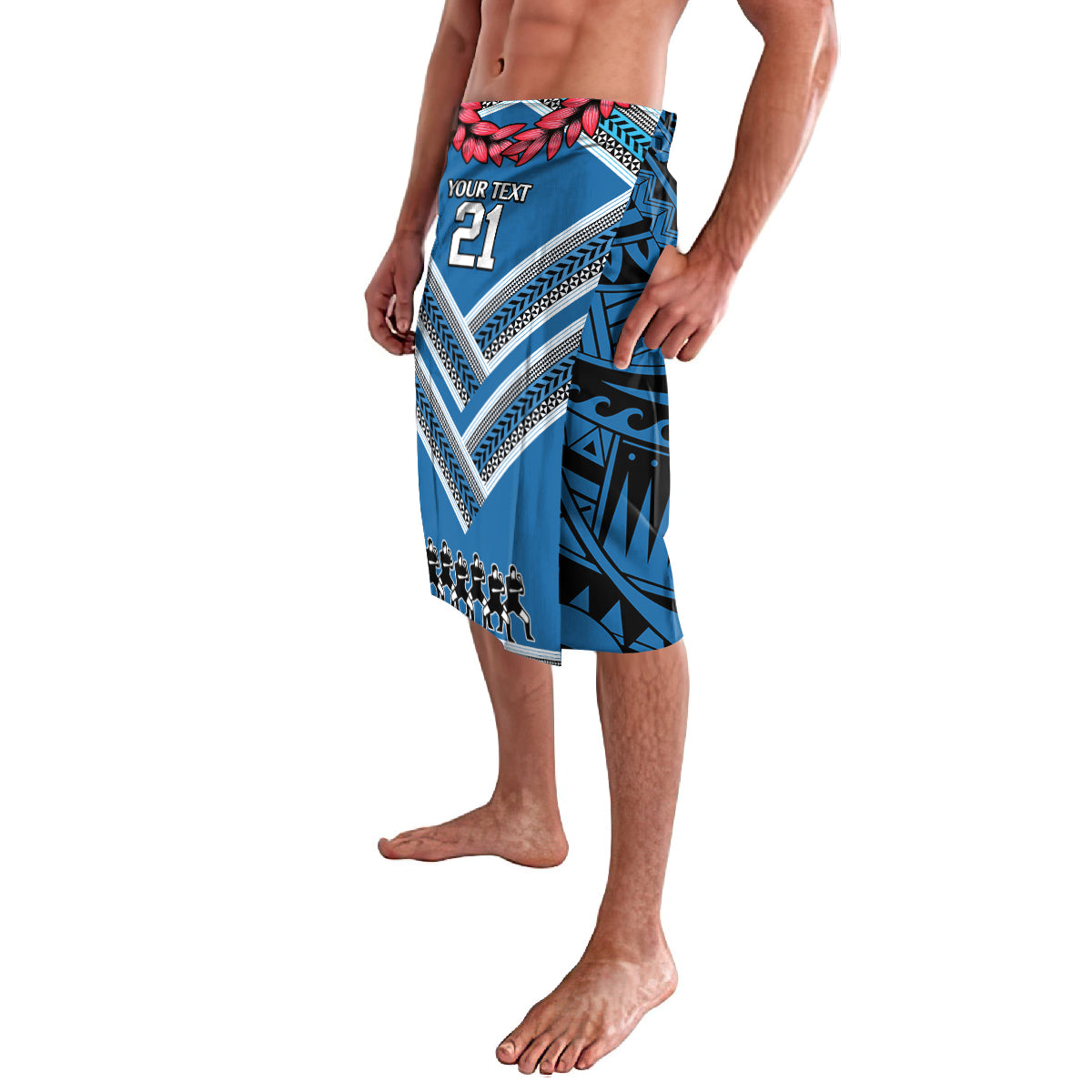 Custom Manuma Samoa Rugby Lavalava Ula fala Samoan Siva Tau Tribal LT9 - Polynesian Pride