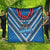 Custom Manuma Samoa Rugby Quilt Ula fala Samoan Siva Tau Tribal