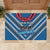 Custom Manuma Samoa Rugby Rubber Doormat Ula fala Samoan Siva Tau Tribal