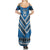 Custom Manuma Samoa Rugby Summer Maxi Dress Ula fala Samoan Siva Tau Tribal