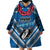 Custom Manuma Samoa Rugby Wearable Blanket Hoodie Ula fala Samoan Siva Tau Tribal