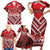 Custom Tonga Rugby Family Matching Short Sleeve Bodycon Dress and Hawaiian Shirt Tonga Sipi Tau Ngatu Tribal Pattern