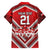 Custom Tonga Rugby Family Matching Short Sleeve Bodycon Dress and Hawaiian Shirt Tonga Sipi Tau Ngatu Tribal Pattern