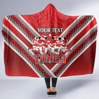 Custom Tonga Rugby Hooded Blanket Tonga Sipi Tau Ngatu Tribal Pattern LT9 - Polynesian Pride