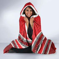 Custom Tonga Rugby Hooded Blanket Tonga Sipi Tau Ngatu Tribal Pattern LT9 - Polynesian Pride
