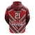 Custom Tonga Rugby Hoodie Tonga Sipi Tau Ngatu Tribal Pattern