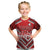 Custom Tonga Rugby Kid T Shirt Tonga Sipi Tau Ngatu Tribal Pattern