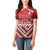 Custom Tonga Rugby Women Polo Shirt Tonga Sipi Tau Ngatu Tribal Pattern