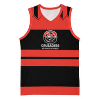 New Zealand Rugby Pacific Custom Basketball Jersey Whatumoana Classic Retro 2025 LT9 Unisex Red - Polynesian Pride