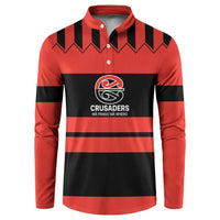 New Zealand Rugby Pacific Custom Button Sweatshirt Whatumoana Classic Retro 2025 LT9 Red - Polynesian Pride