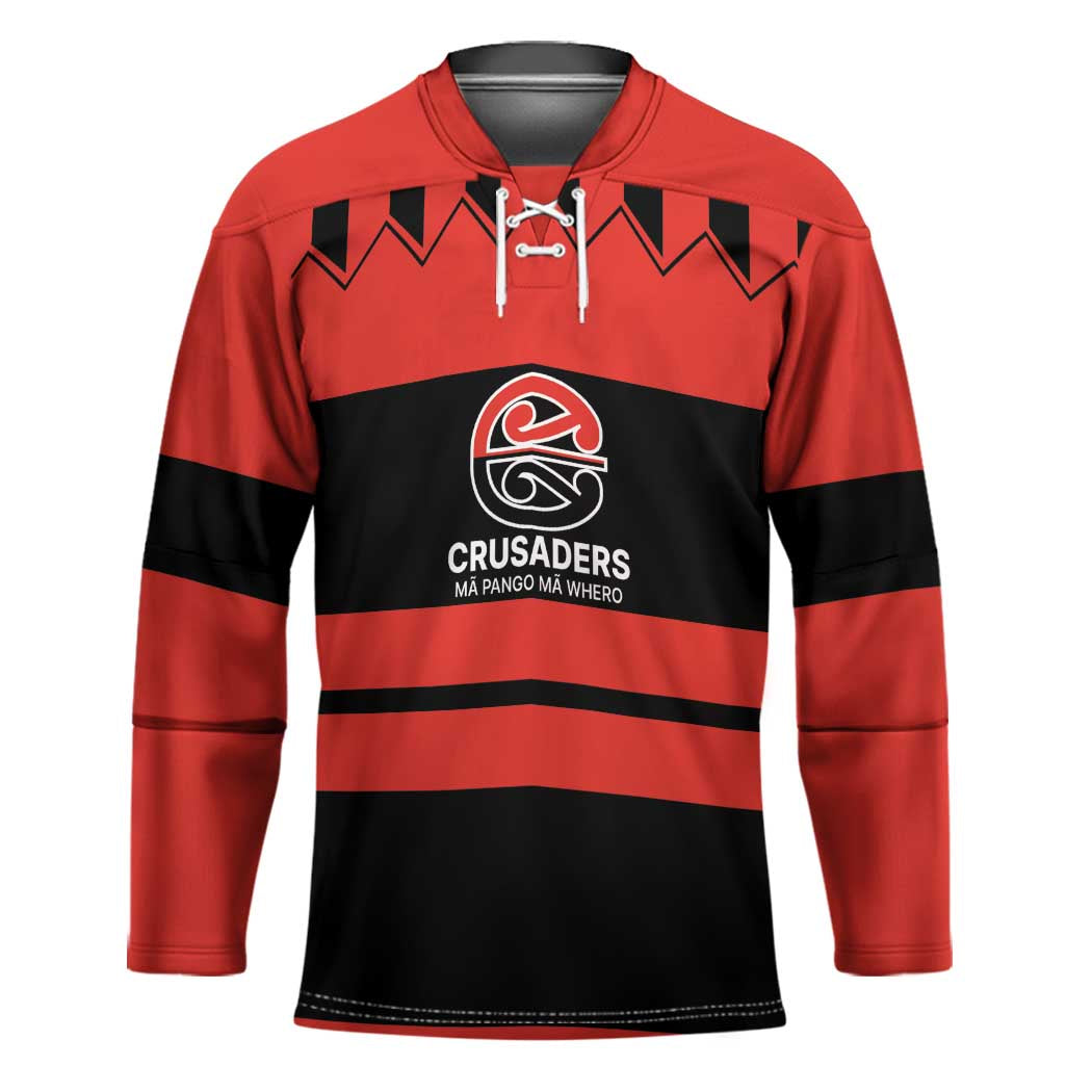 New Zealand Rugby Pacific Custom Hockey Jersey Whatumoana Classic Retro 2025 LT9 Unisex Red - Polynesian Pride