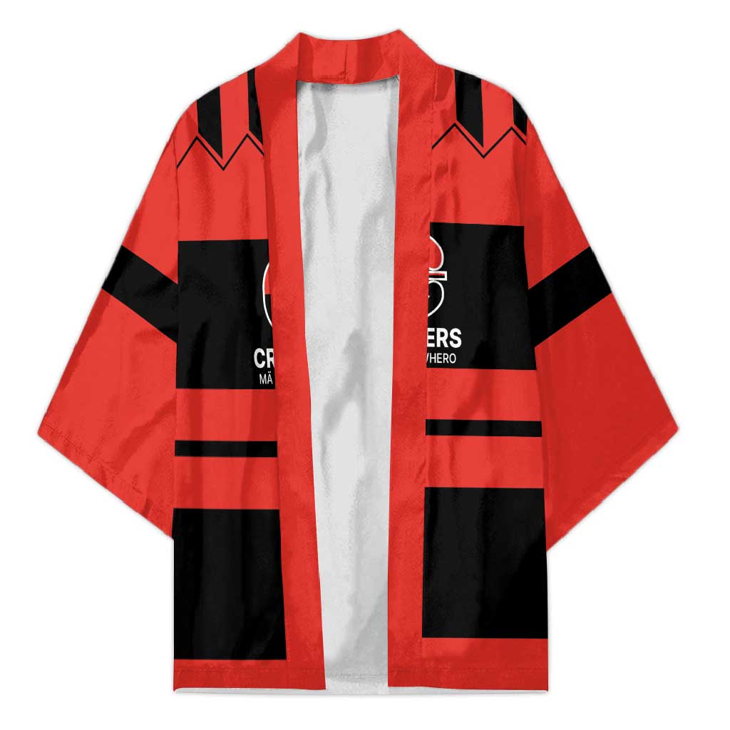 New Zealand Rugby Pacific Custom Kimono Whatumoana Classic Retro 2025 LT9 Unisex Red - Polynesian Pride
