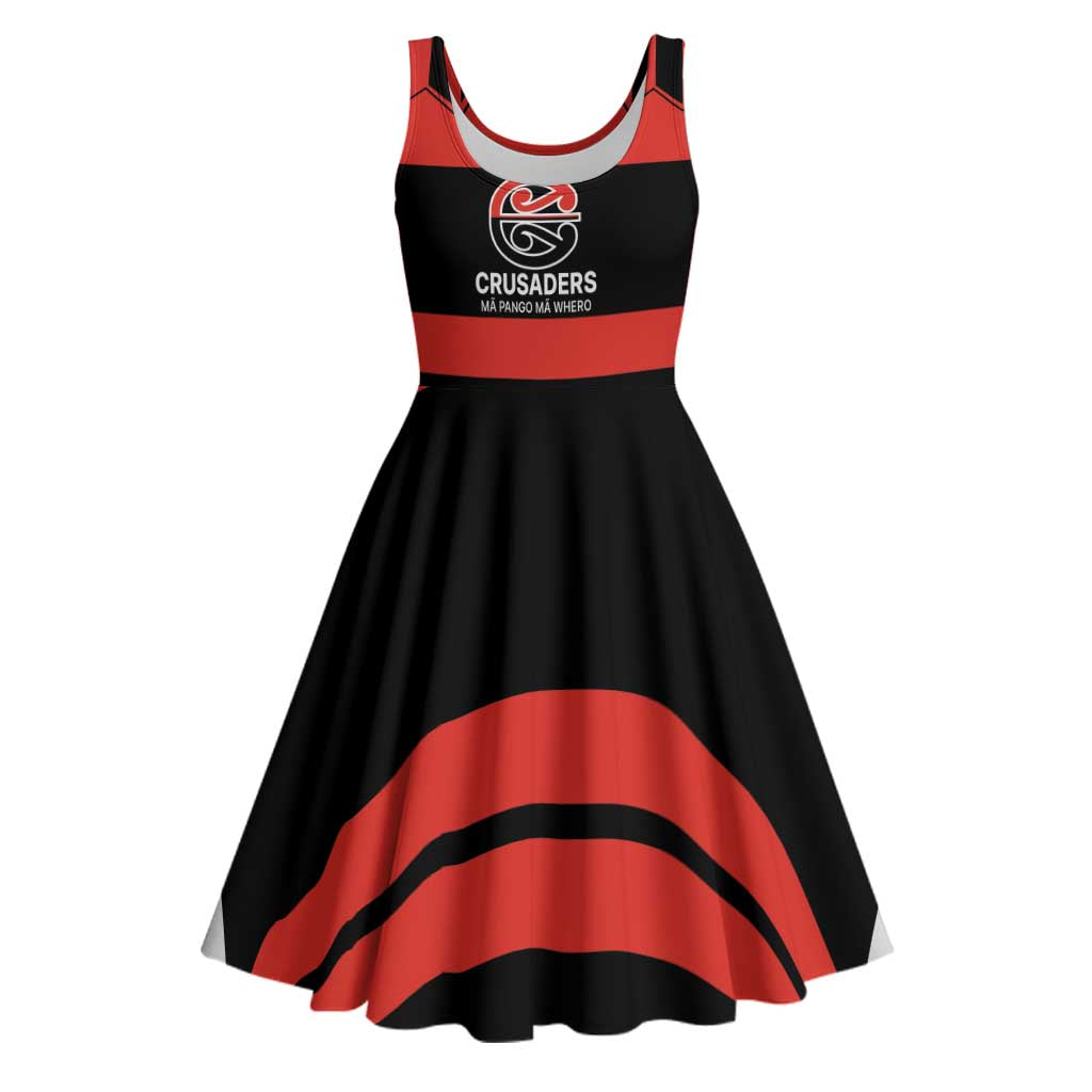 New Zealand Rugby Pacific Custom Midi Dress Whatumoana Classic Retro 2025 LT9 Red - Polynesian Pride