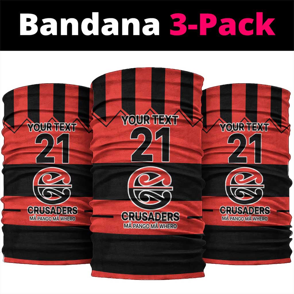 New Zealand Rugby Pacific Custom Neck Gaiter Whatumoana Classic Retro 2025 LT9 package One Size: 25*50cm Red - Polynesian Pride