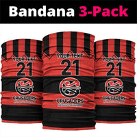 New Zealand Rugby Pacific Custom Neck Gaiter Whatumoana Classic Retro 2025 LT9 package One Size: 25*50cm Red - Polynesian Pride