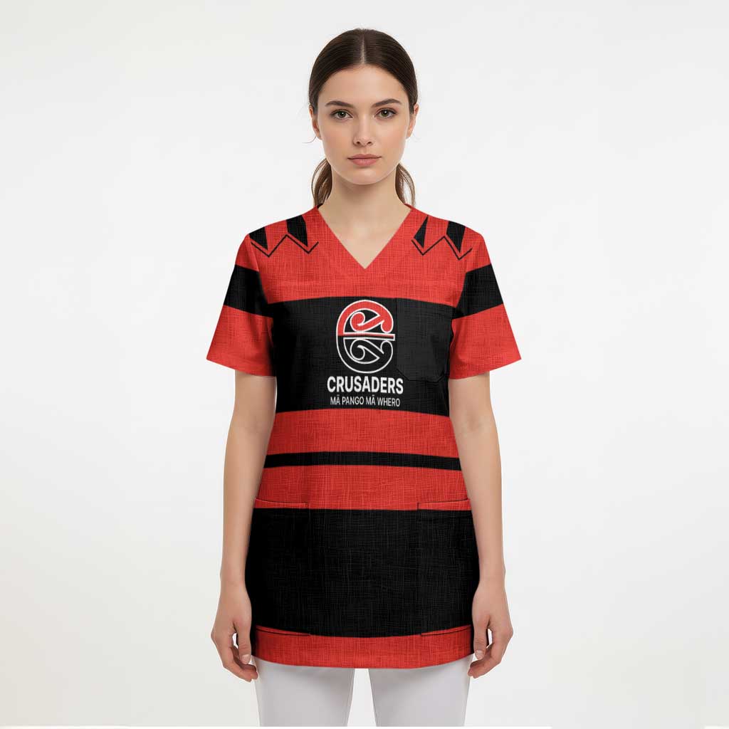 New Zealand Rugby Pacific Custom Scrub Top Whatumoana Classic Retro 2025 LT9 - Polynesian Pride