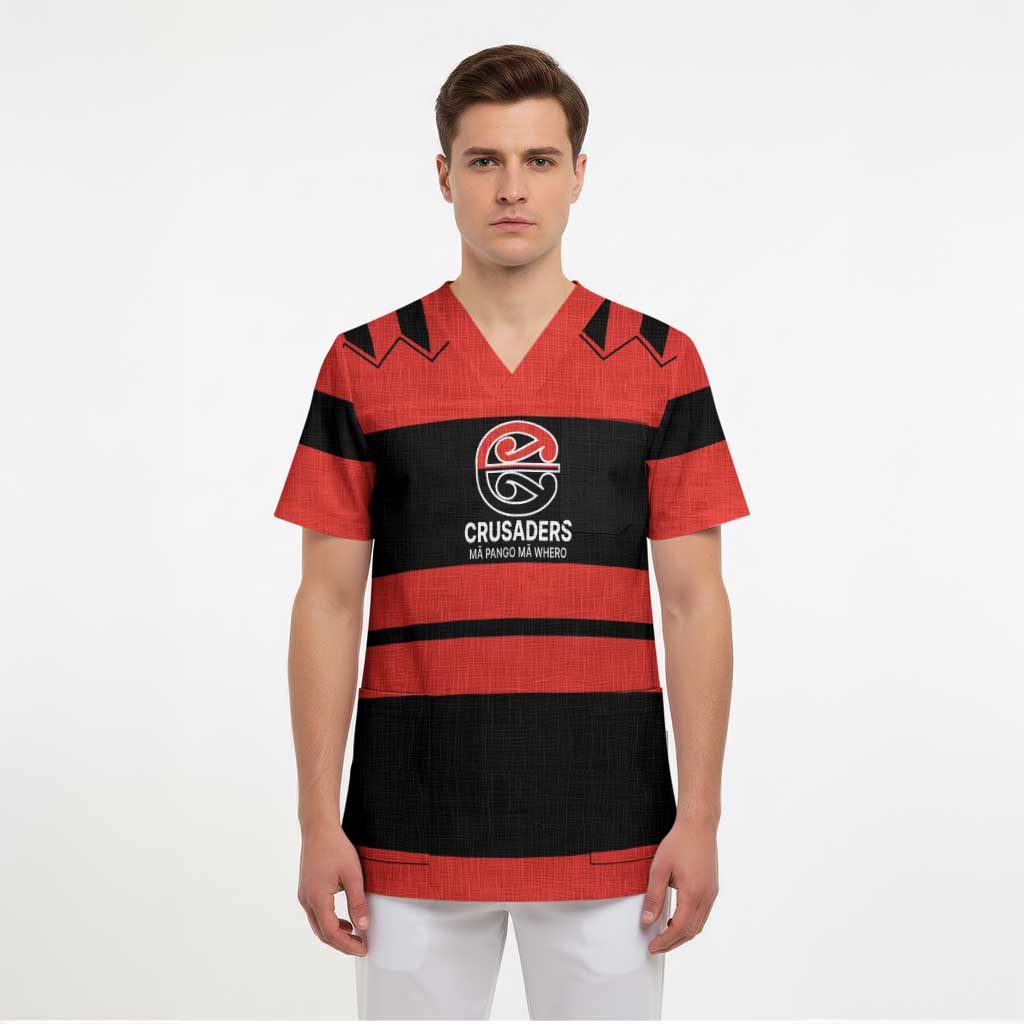 New Zealand Rugby Pacific Custom Scrub Top Whatumoana Classic Retro 2025 LT9 - Polynesian Pride