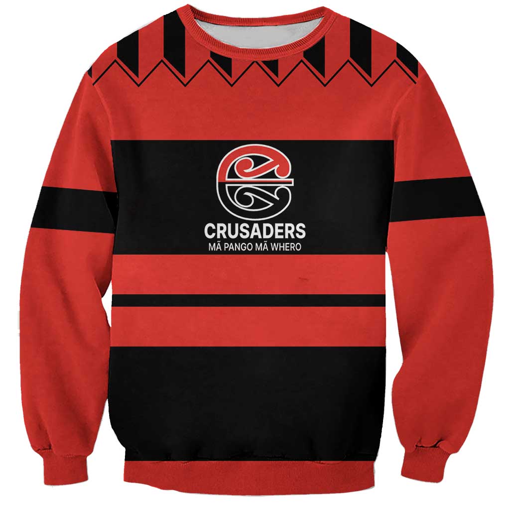 New Zealand Rugby Pacific Custom Sweatshirt Whatumoana Classic Retro 2025 LT9 Unisex Red - Polynesian Pride