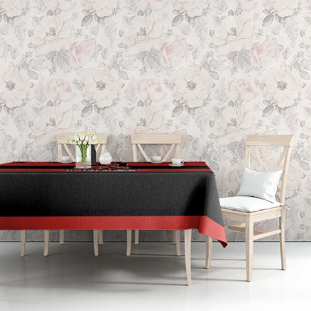 New Zealand Rugby Pacific Custom Tablecloth Whatumoana Classic Retro 2025 LT9 - Polynesian Pride