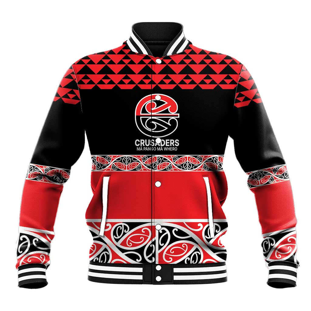 New Zealand Rugby Pacific Custom Baseball Jacket Whatumoana Maori Kowhaiwhai Pattern LT9 Unisex Blue - Polynesian Pride