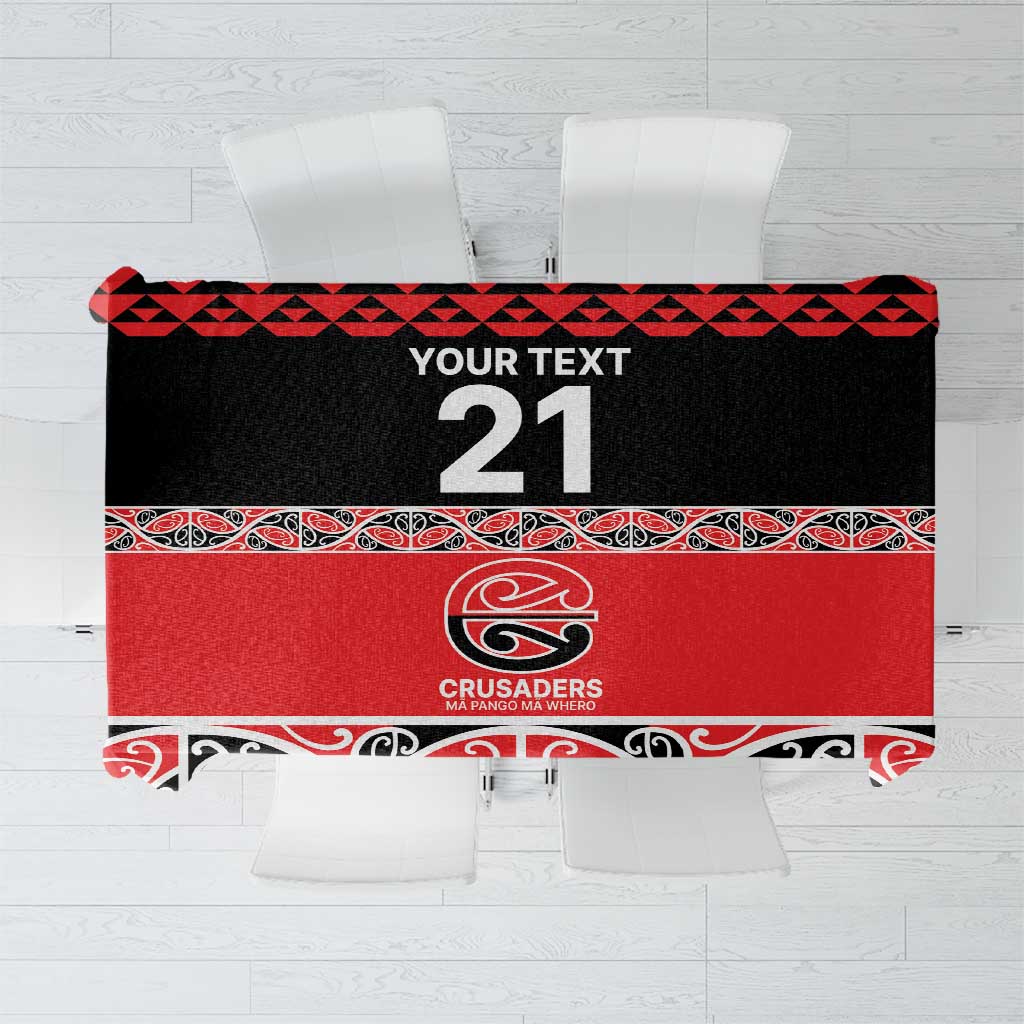 New Zealand Rugby Pacific Custom Tablecloth Whatumoana Maori Kowhaiwhai Pattern LT9 Blue - Polynesian Pride