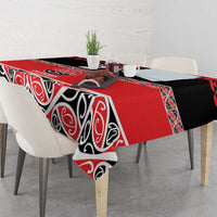 New Zealand Rugby Pacific Custom Tablecloth Whatumoana Maori Kowhaiwhai Pattern LT9 - Polynesian Pride