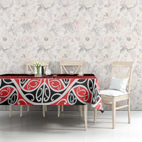 New Zealand Rugby Pacific Custom Tablecloth Whatumoana Maori Kowhaiwhai Pattern LT9 - Polynesian Pride