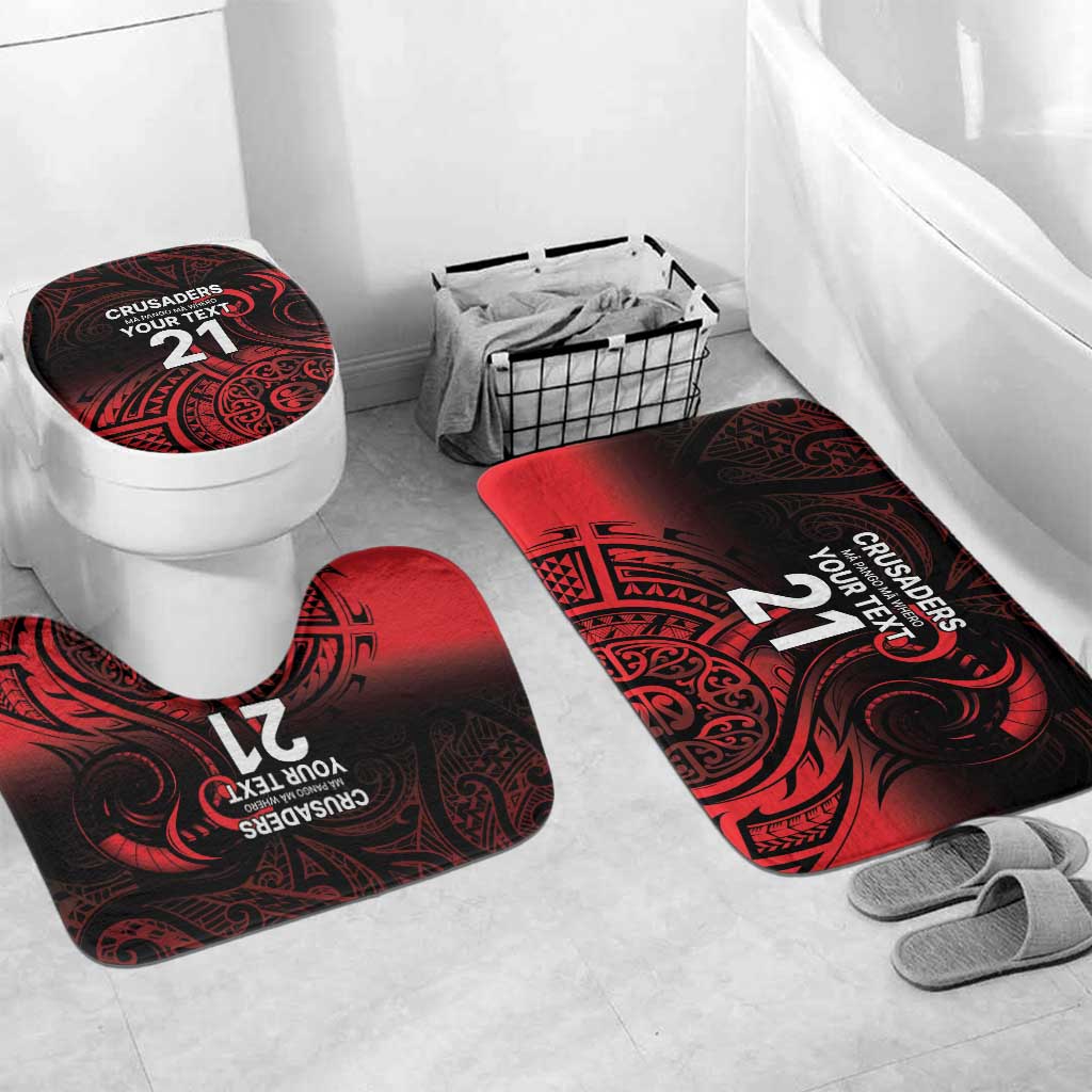 New Zealand Rugby Pacific Custom Bathroom Set Whatumoana Maori Tribal Tattoo LT9 Mat Set Only (3 pcs) One Size Gold - Polynesian Pride