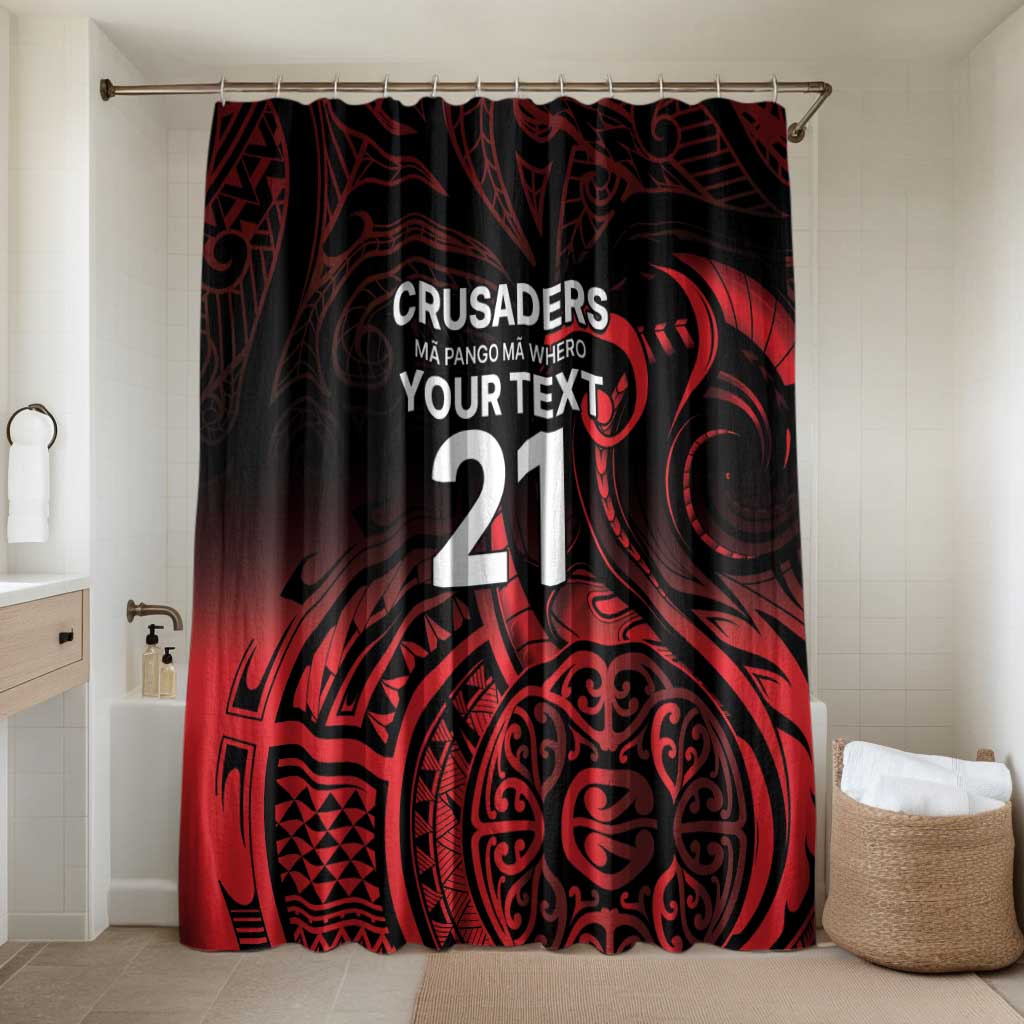 New Zealand Rugby Pacific Custom Bathroom Set Whatumoana Maori Tribal Tattoo LT9 Shower Curtain Only Gold - Polynesian Pride