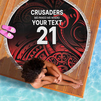 New Zealand Rugby Pacific Custom Beach Blanket Whatumoana Maori Tribal Tattoo LT9 - Polynesian Pride