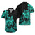 Polynesian Pride Plumeria Flowers Hawaiian Shirt Polynesian Tribal Aqua Vibe LT9 - Polynesian Pride