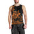 Polynesian Pride Plumeria Flowers Men Tank Top Polynesian Tribal Gold Vibe LT9 - Polynesian Pride