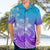 Polynesian Pride Plumeria Flowers Hawaiian Shirt Polynesian Tribal Gradient Purple LT9 - Polynesian Pride