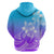 Polynesian Pride Plumeria Flowers Hoodie Polynesian Tribal Gradient Purple LT9 - Polynesian Pride