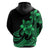 Polynesian Pride Plumeria Flowers Hoodie Polynesian Tribal Green Vibe LT9 - Polynesian Pride