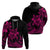 Polynesian Pride Plumeria Flowers Hoodie Polynesian Tribal Pink Vibe LT9 - Polynesian Pride