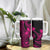 Polynesian Tribal Plumeria Flowers Tumbler With Handle Pink Vibe