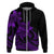 Polynesian Pride Plumeria Flowers Hoodie Polynesian Tribal Purple Vibe LT9 - Polynesian Pride