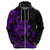 Polynesian Pride Plumeria Flowers Hoodie Polynesian Tribal Purple Vibe LT9 - Polynesian Pride