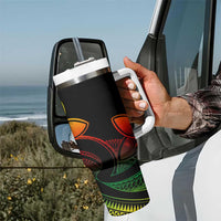 Polynesian Tribal Plumeria Flowers Tumbler With Handle Reggae Vibe LT9 - Polynesian Pride