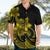 Polynesian Pride Plumeria Flowers Hawaiian Shirt Polynesian Tribal Yellow Vibe LT9 - Polynesian Pride