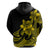 Polynesian Pride Plumeria Flowers Hoodie Polynesian Tribal Yellow Vibe LT9 - Polynesian Pride