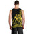 Polynesian Pride Plumeria Flowers Men Tank Top Polynesian Tribal Yellow Vibe LT9 - Polynesian Pride