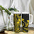 Polynesian Tribal Plumeria Flowers Tumbler With Handle Yellow Vibe