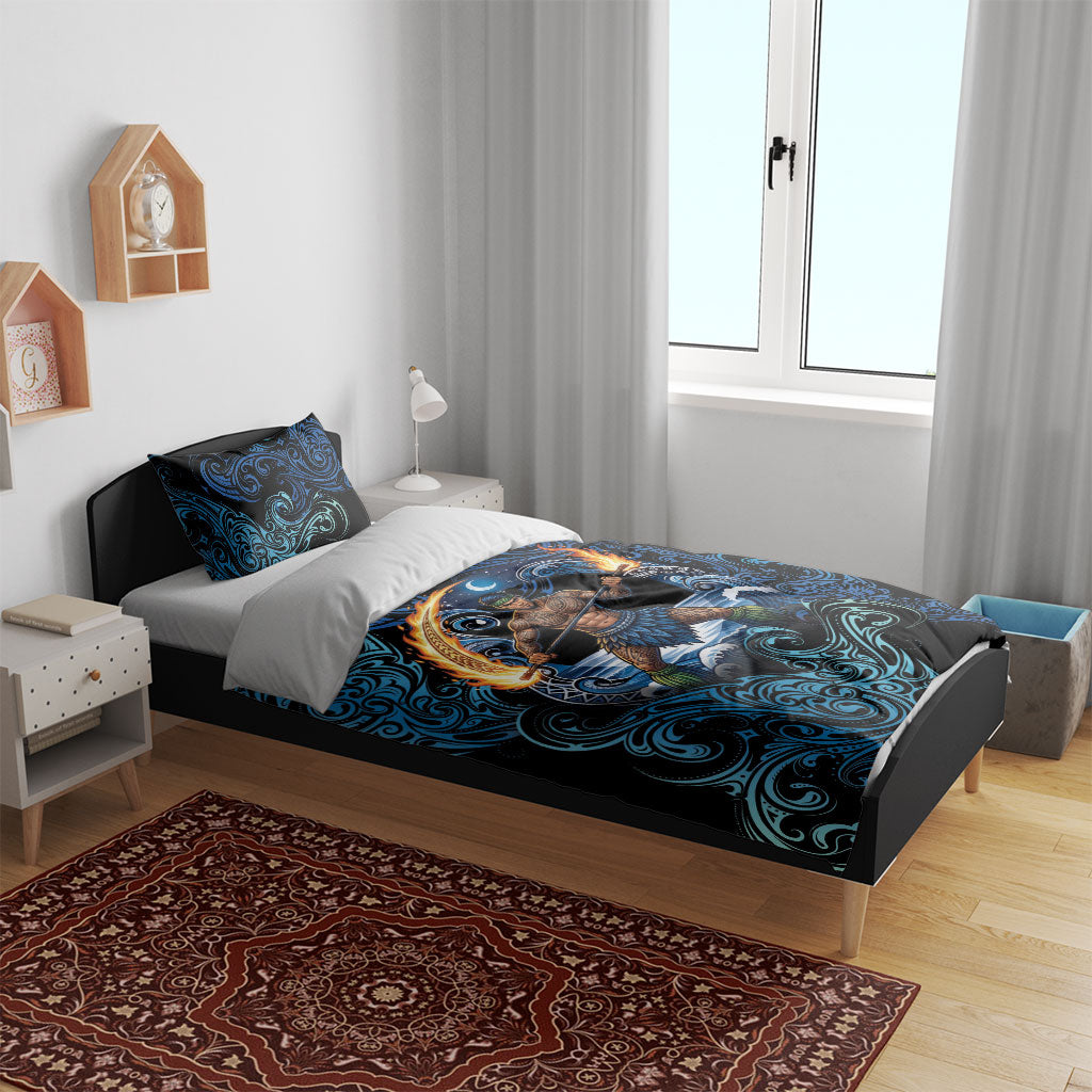 Samoa Siva Afi Bedding Set Fireknife Fire Dance Pacific Tribal Motif LT9 - Polynesian Pride